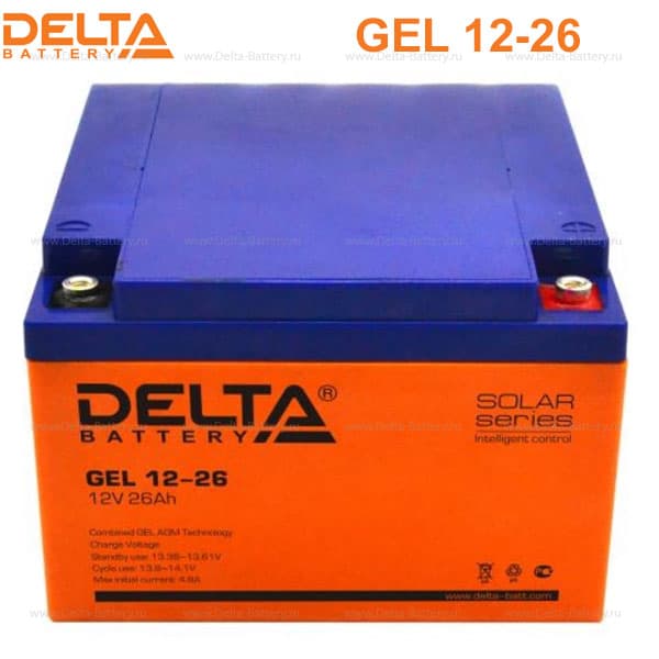 Аккумуляторная батарея Delta GEL 12-26 в Ангарске